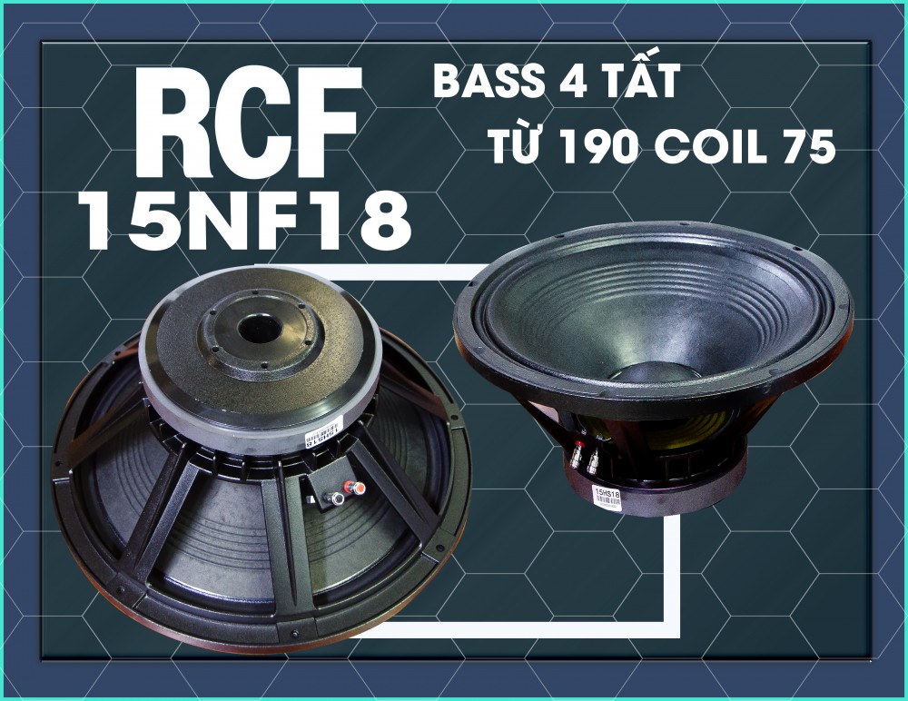 Bass RCF 4 tấc 15NF18