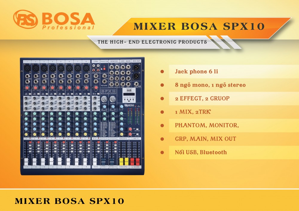 Mixer Bàn Bosa SPX10
