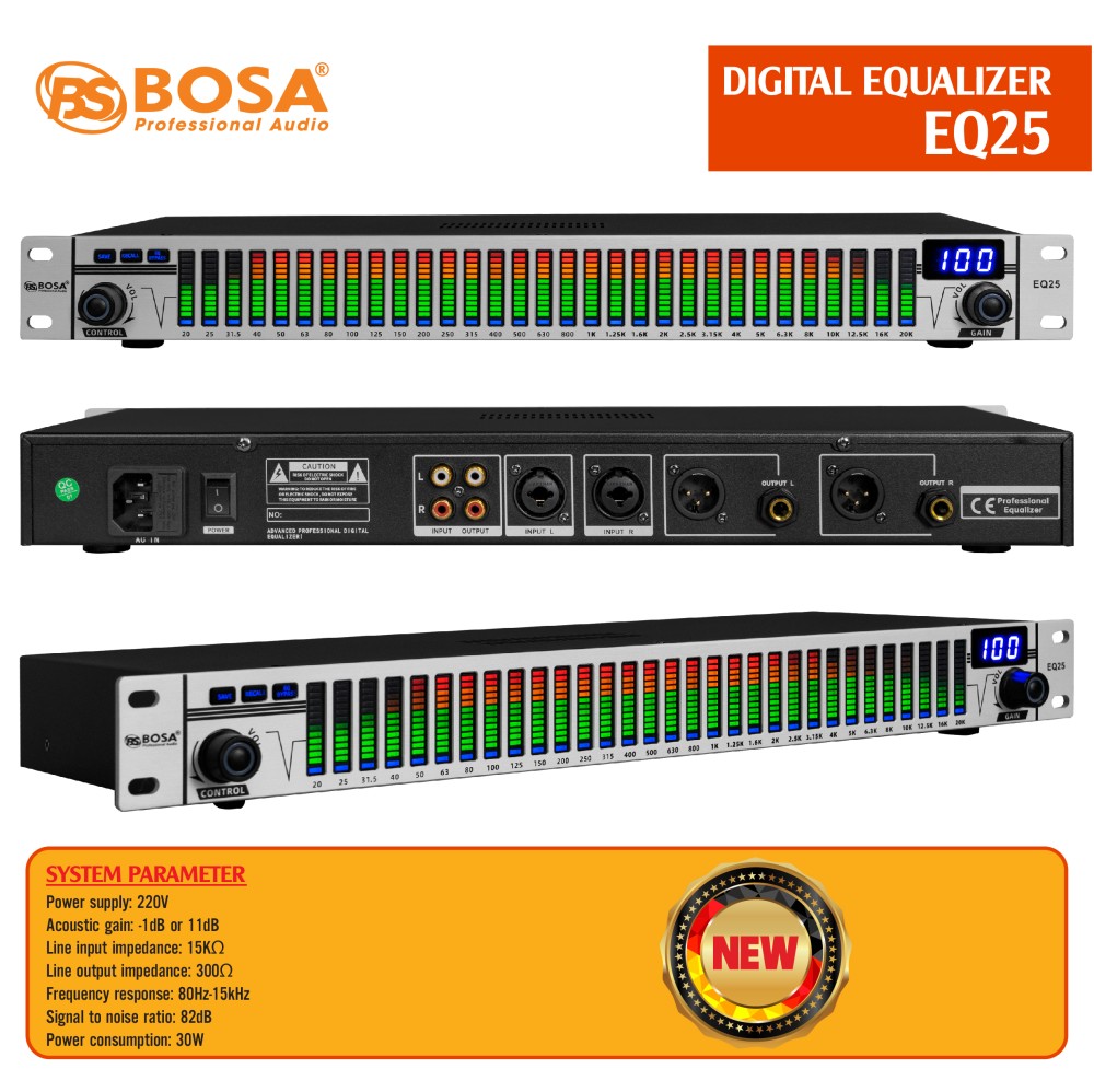 LỌC EQUALIZER BOSA EQ25