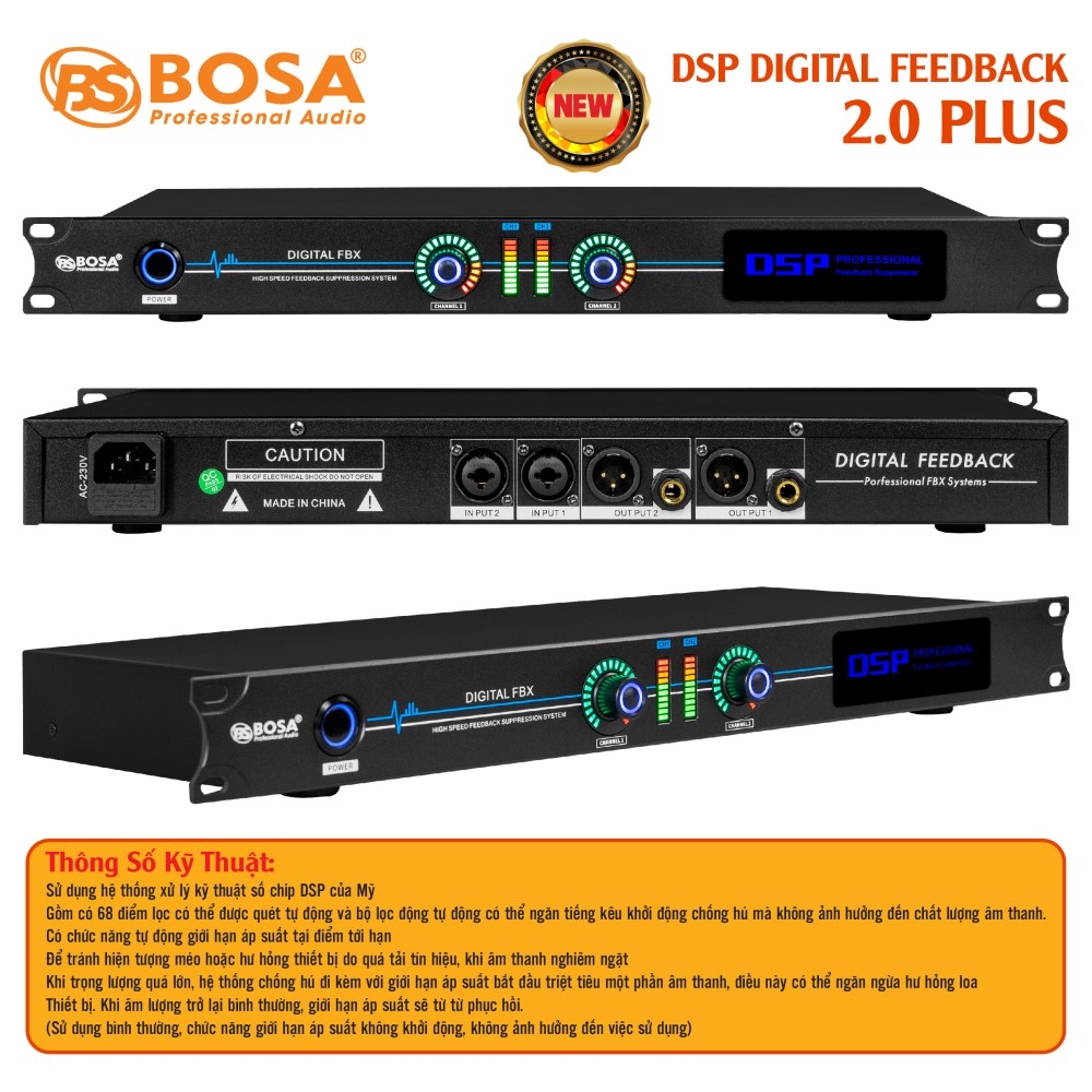 CHỐNG HÚ DSP BOSA 2.0PLUS