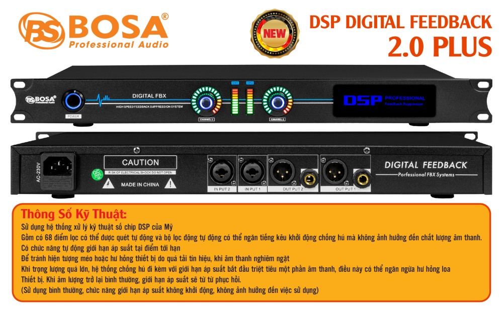 CHỐNG HÚ DSP BOSA 2.0PLUS