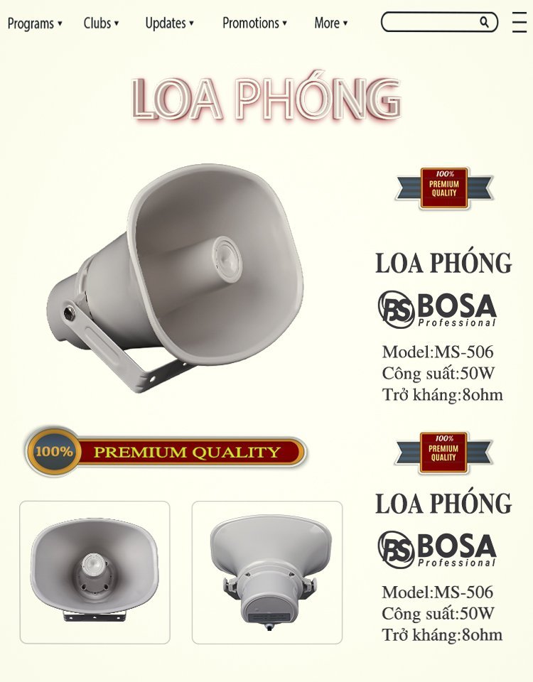 LOA PHÓNG BOSA MS506