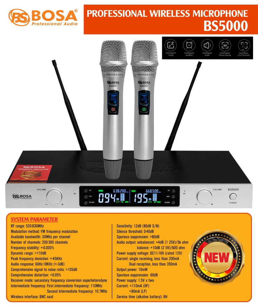 MICRO KARAOKE BOSA BS5000